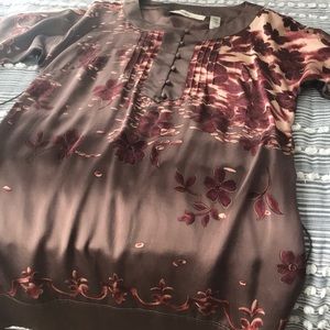 Laundry satin kimono-style dress